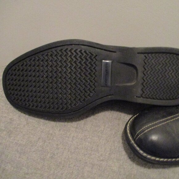 Johnston & Murphy Sheepskin Black Oxford Shoes 10